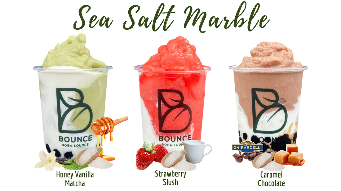 Sea Salt Marble specialty drinks